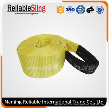 4" Polyester Snatch Strap with Reinforced Loops